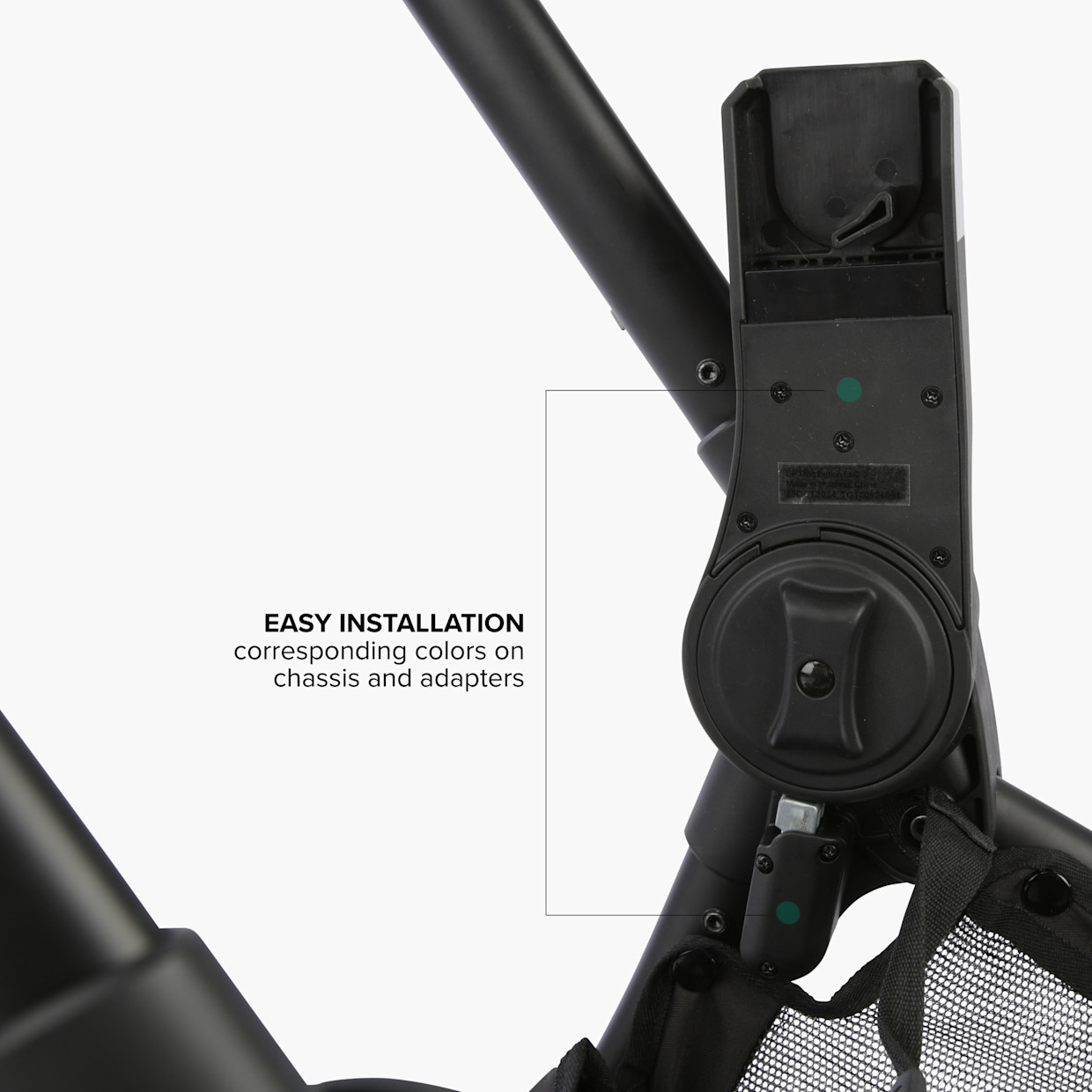 DFY R1 Car Seat Adapters - Black.