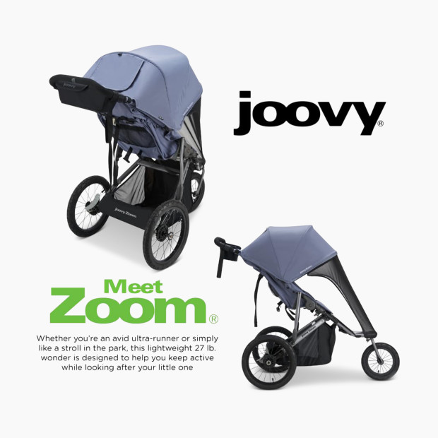 Joovy Zoom Lightweight Jogging Stroller - Slate.