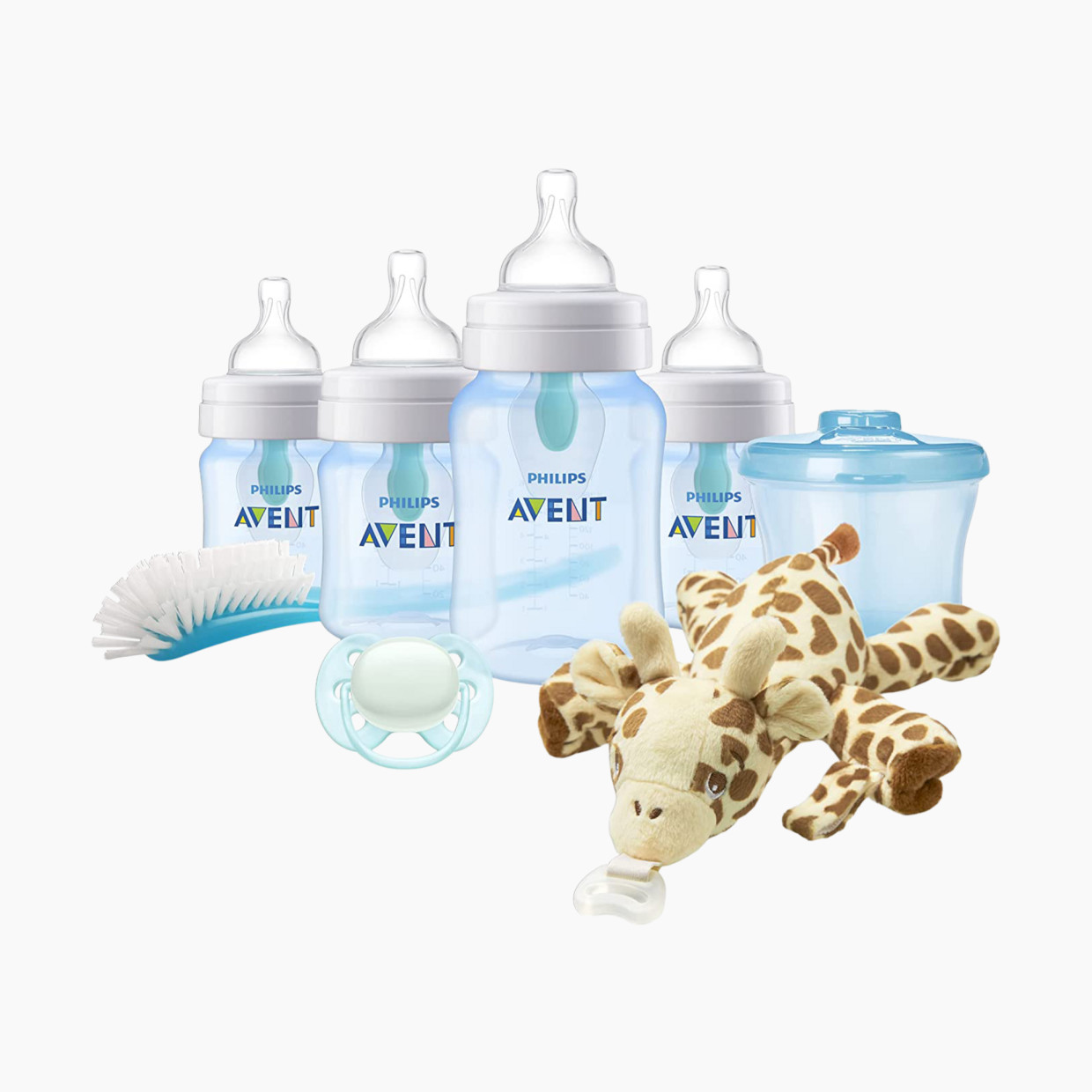 Philips Avent Anti-colic Baby Bottle With AirFree Vent Newborn Gift Set - Blue.