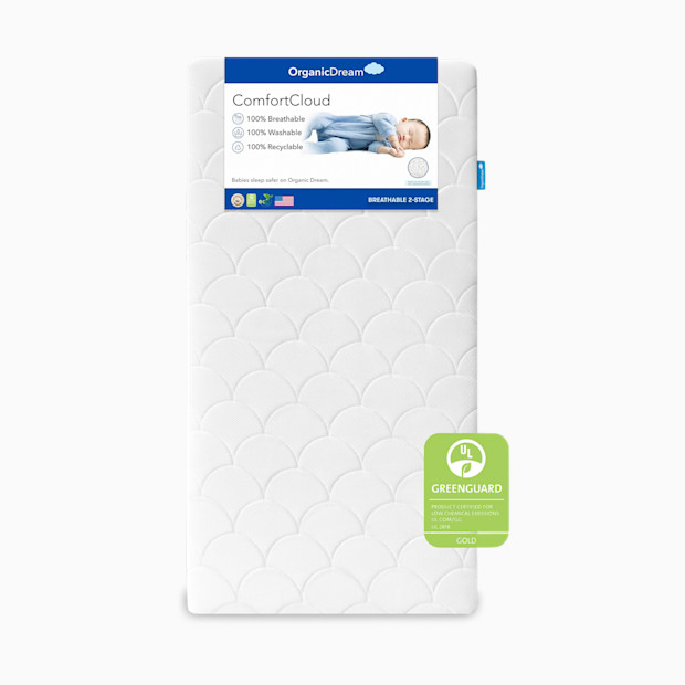 Organic Dream ComfortCloud 2-Stage Crib Mattress.