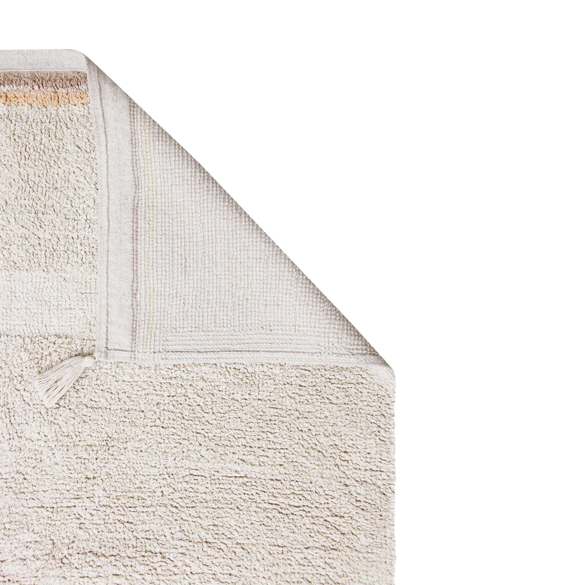 Lorena Canals Bloom Washable Rug - Natural, 6' 7" X 9' 10'.