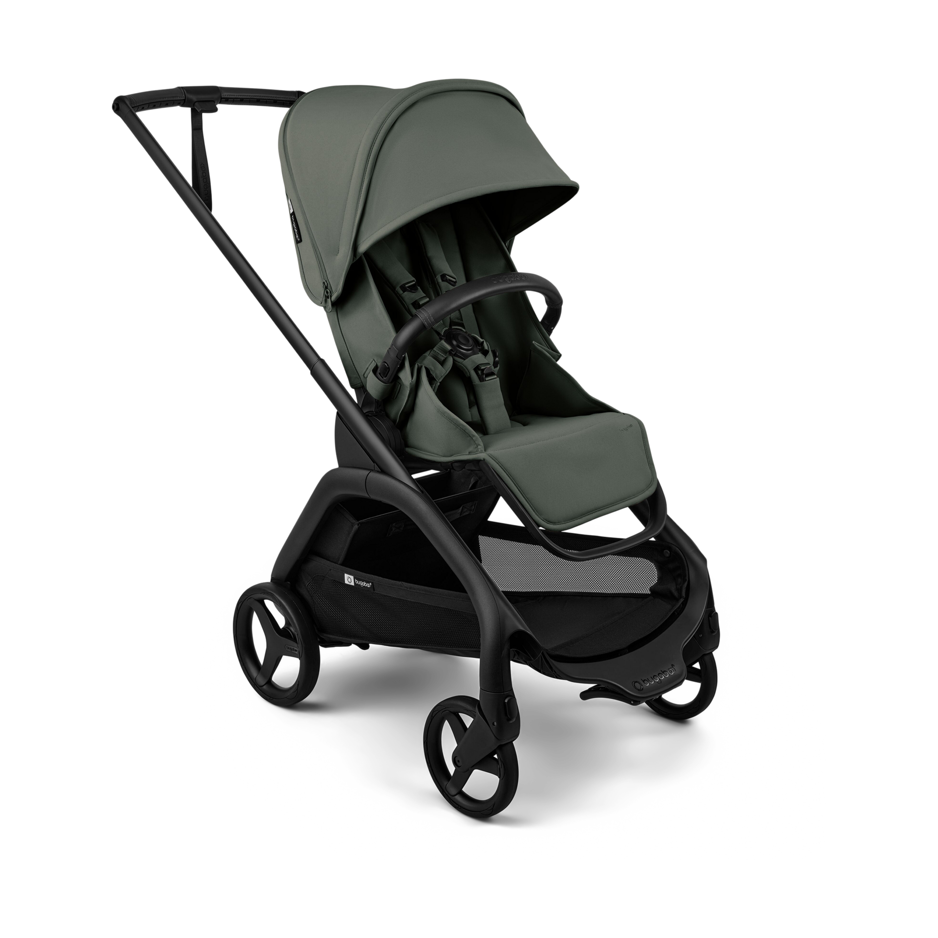 Bugaboo Dragonfly Plus Seat and Bassinet Stroller - Forest Green.
