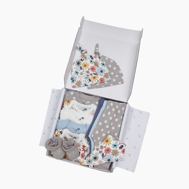 Small Story 12-Piece Essentials Layette Set - Dusty Floral, 0-3 M.