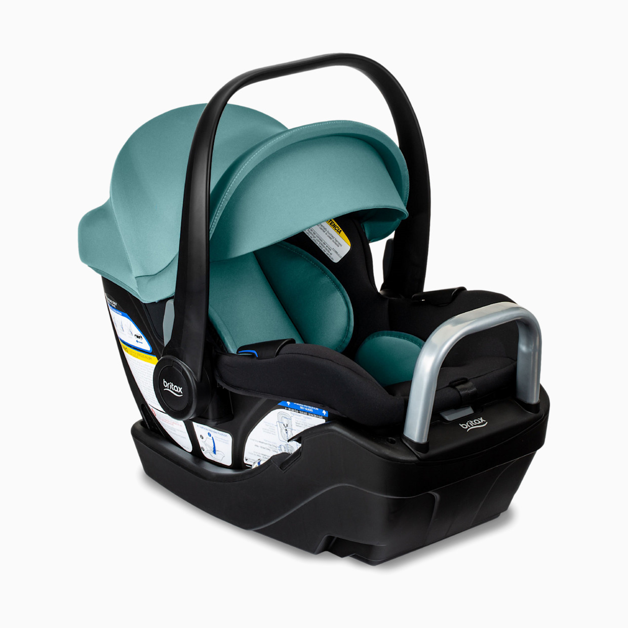 Britax Willow S Infant Car Seat with Alpine Base - Jade Onyx.