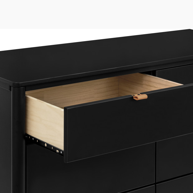 babyletto Bondi 6-Drawer Assembled Dresser - Black.
