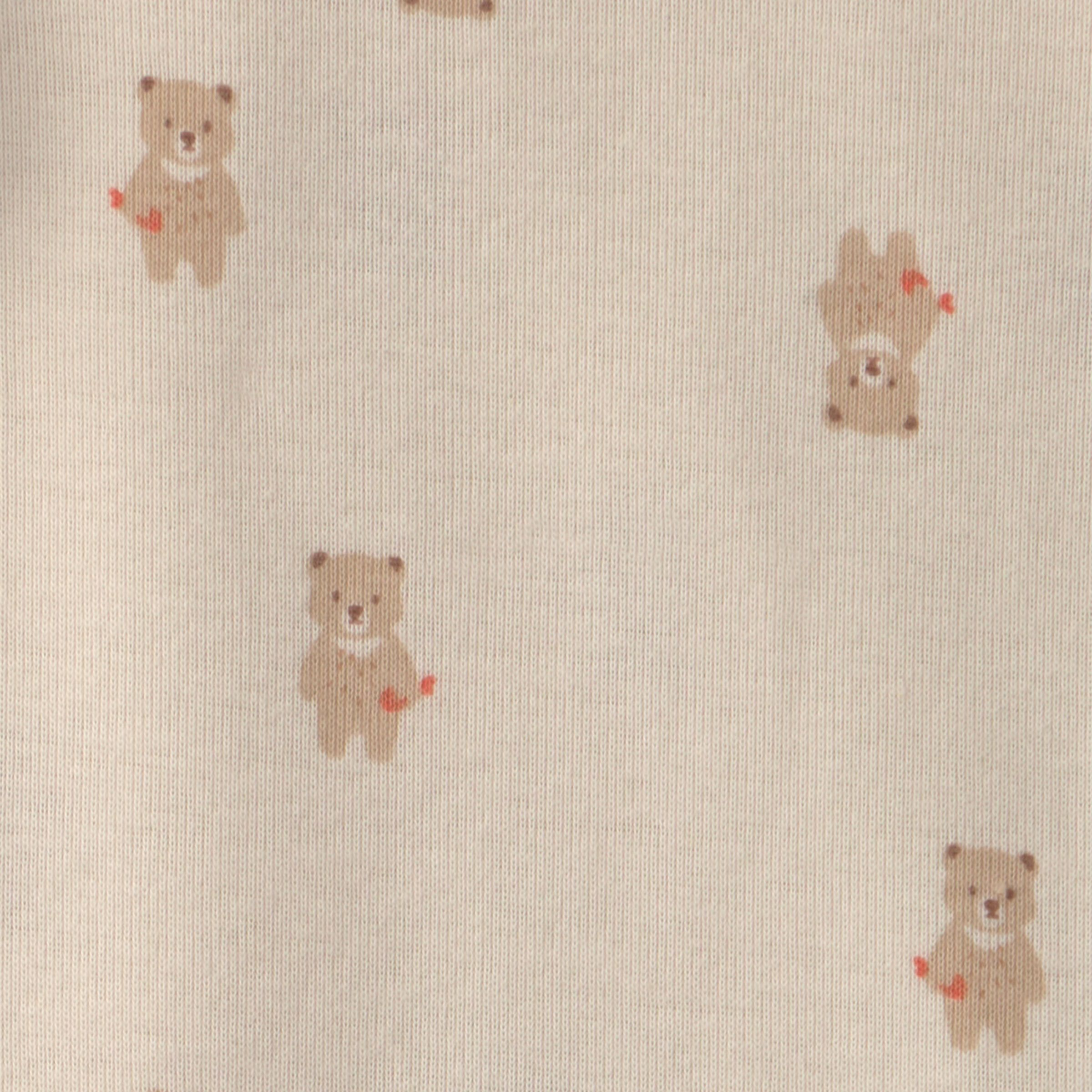 Carter's 3-Piece Long-Sleeve Layering Gift Set - Gray/Ivory Bear, 6M.