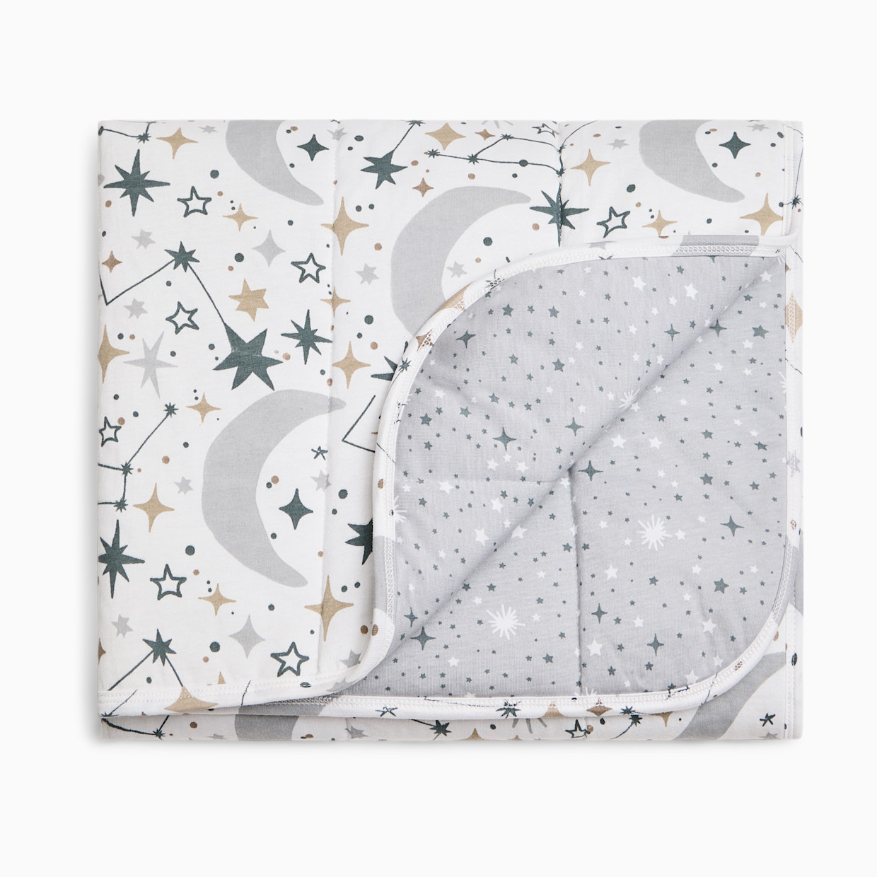 Small Story Quilted Blanket - Starry Night.
