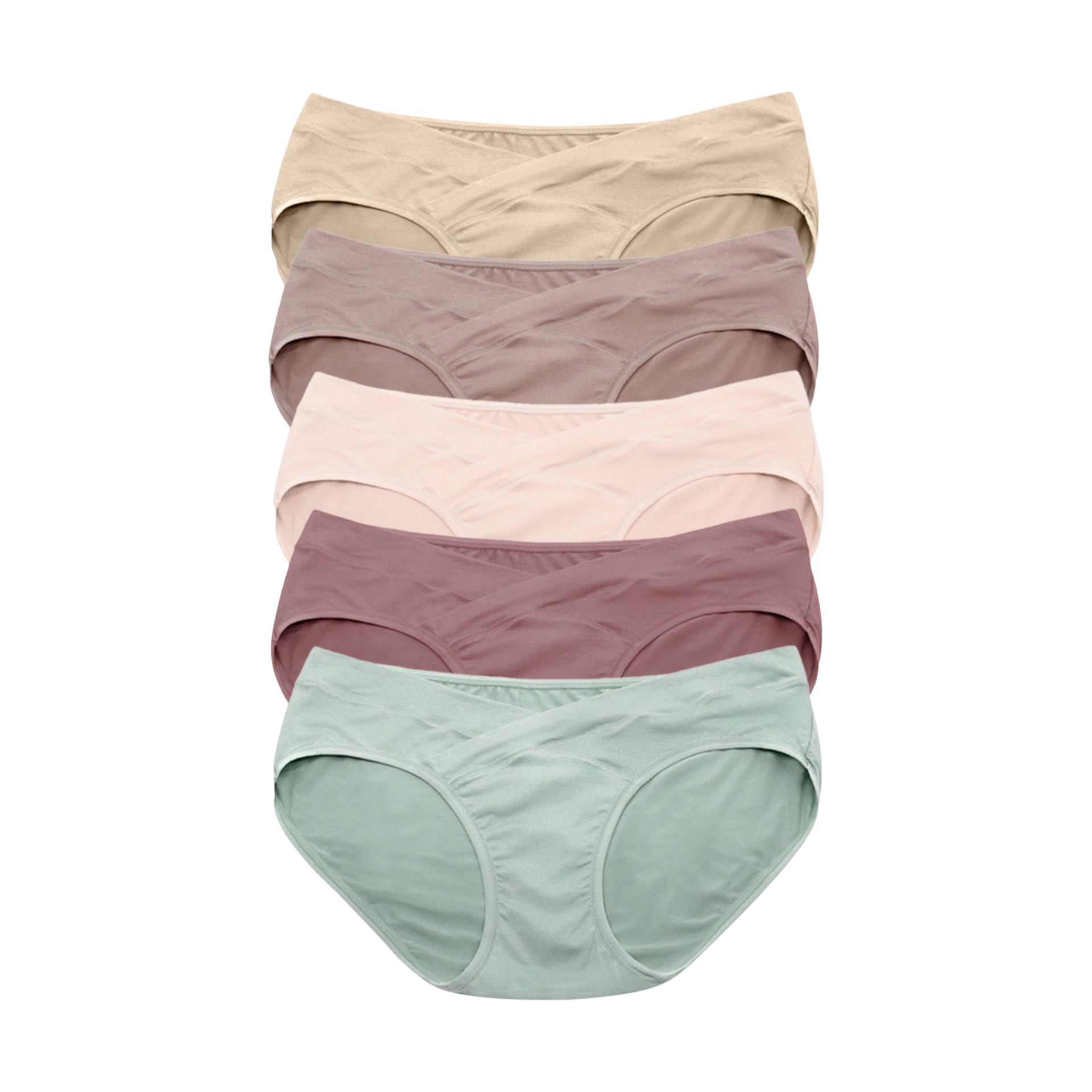 Kindred Bravely Under-the-Bump Maternity Bikini Underwear (5-Pack).