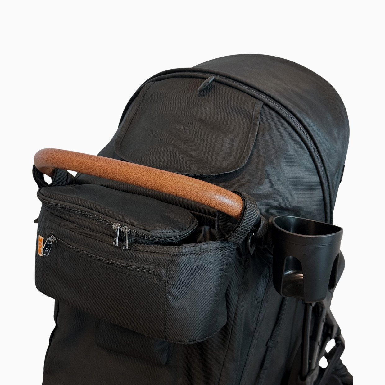 Zoe Single Stroller Organizer - Black.