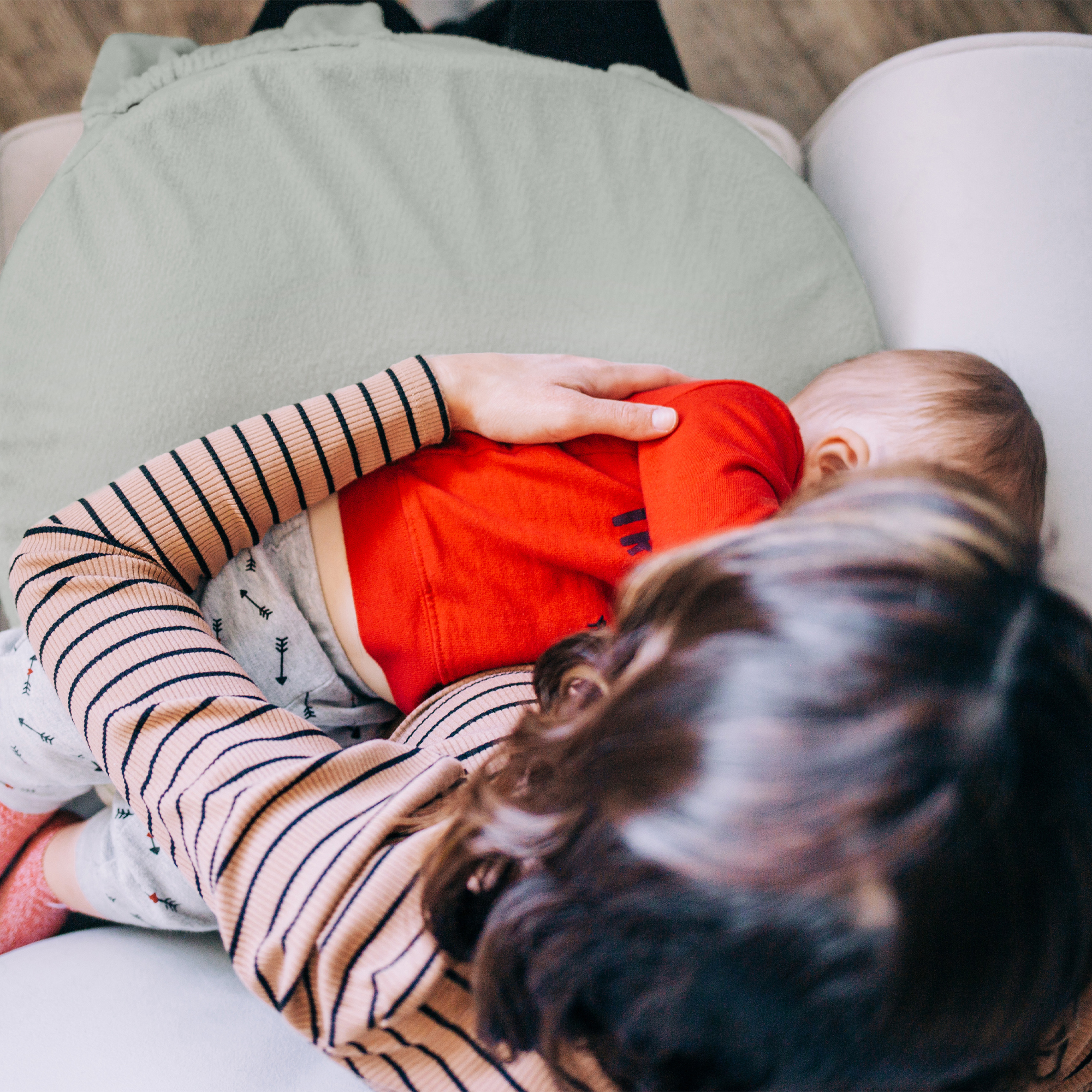 My Brest Friend Deluxe Nursing Pillow - Soft Sage.