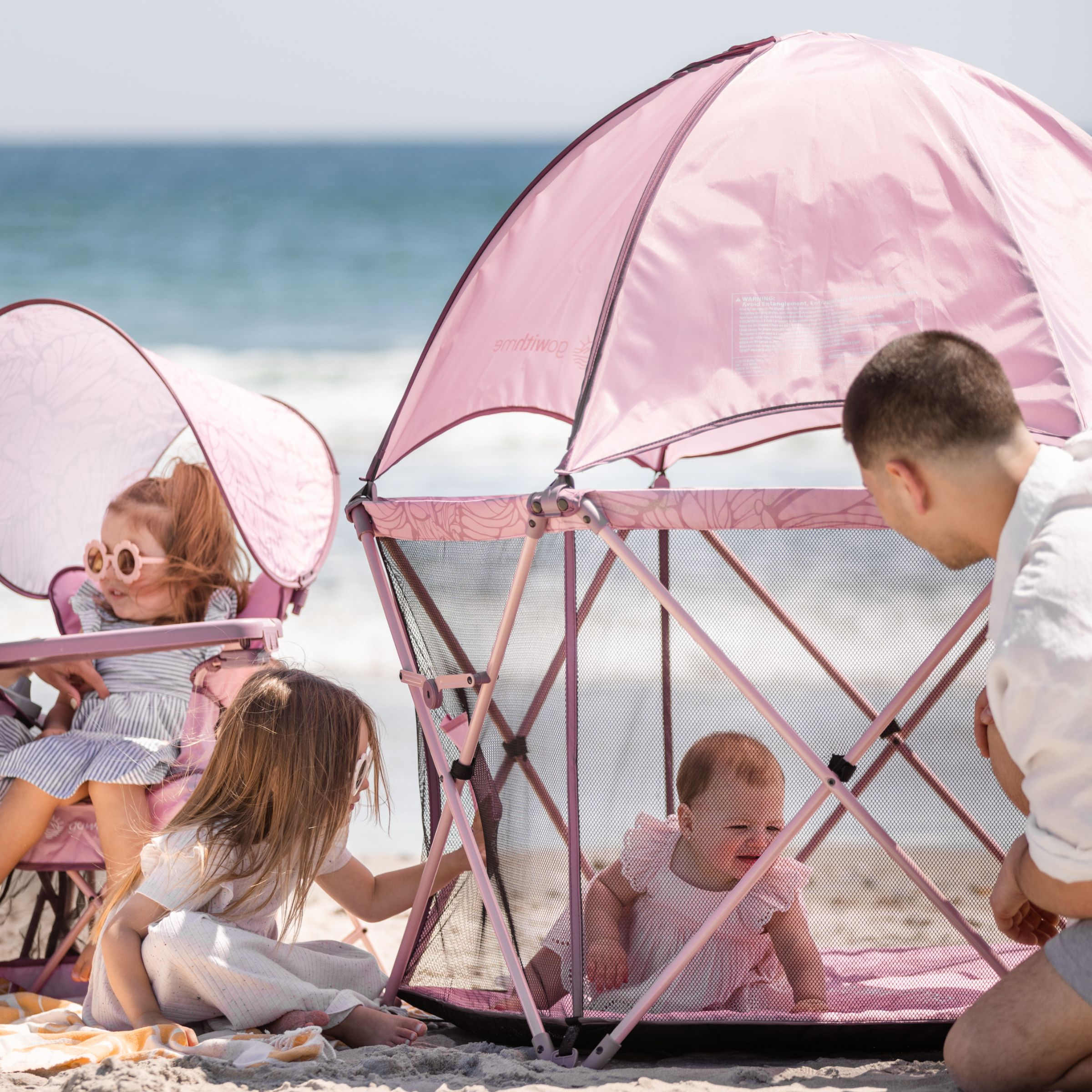 Baby Delight Go With Me Eclipse Deluxe Portable Playard Canyon Rose