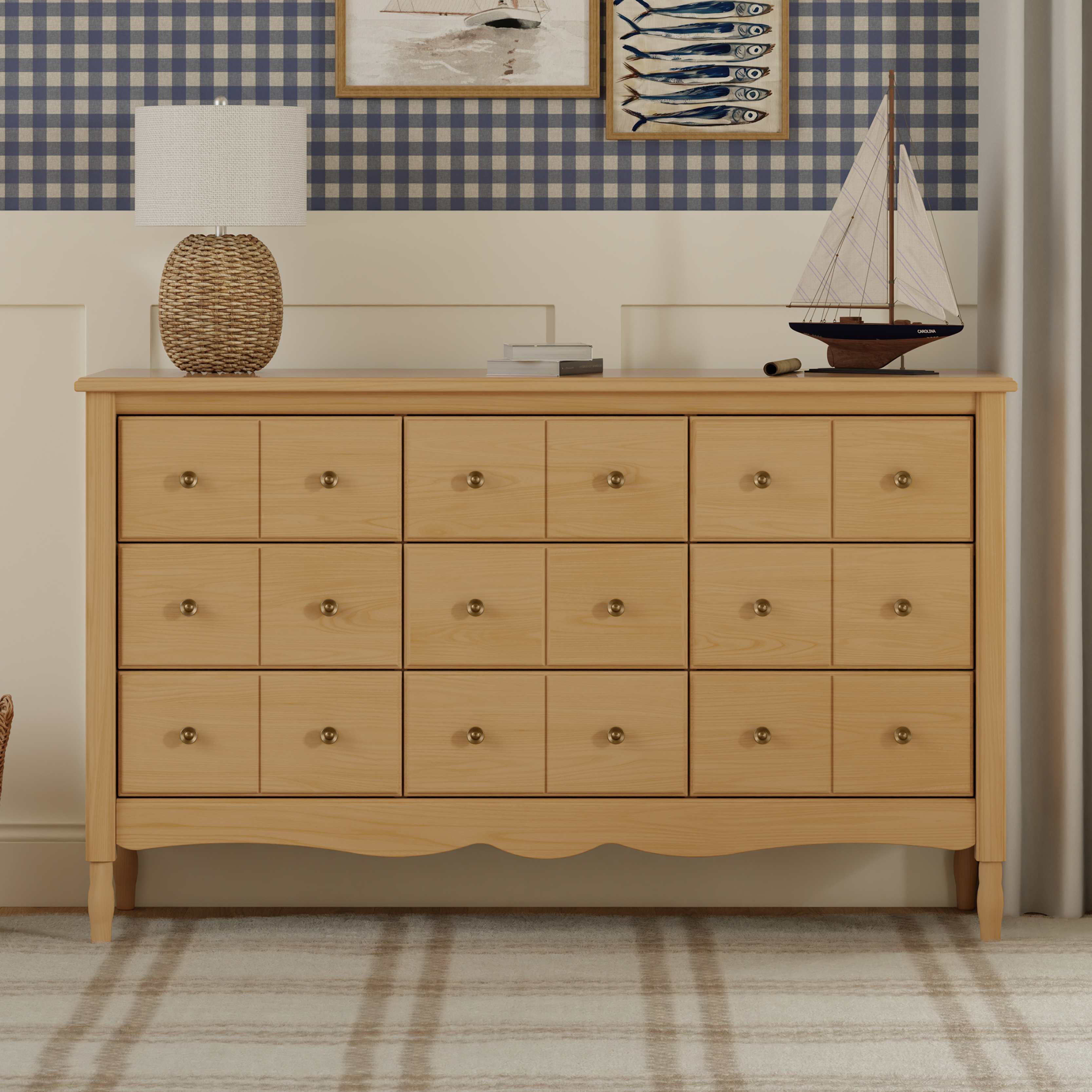 Namesake Liberty 9-Drawer Assembled Dresser - Beige.