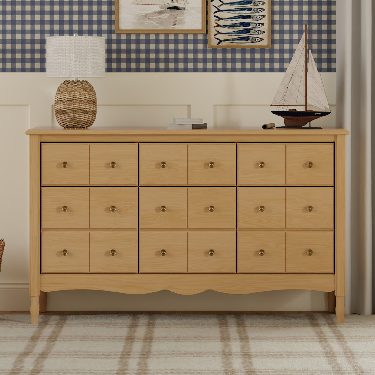 Namesake Liberty 9-Drawer Assembled Dresser - Beige.