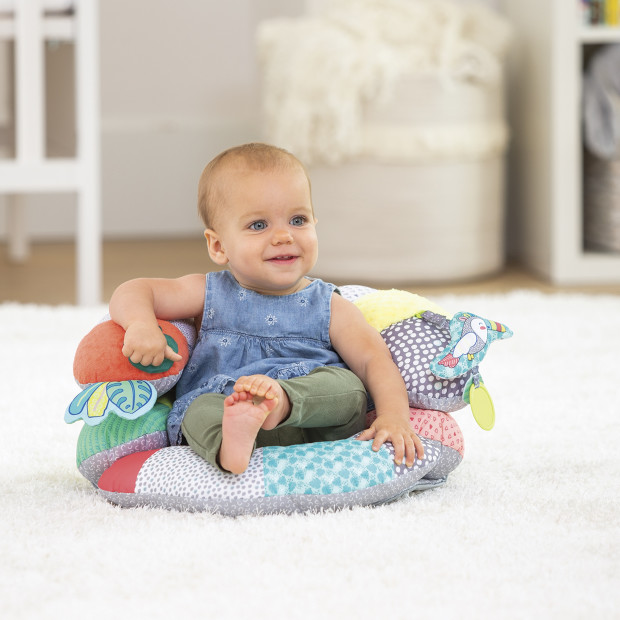 Infantino 2-In-1 Tummy Time & Seated Support - Toucan.