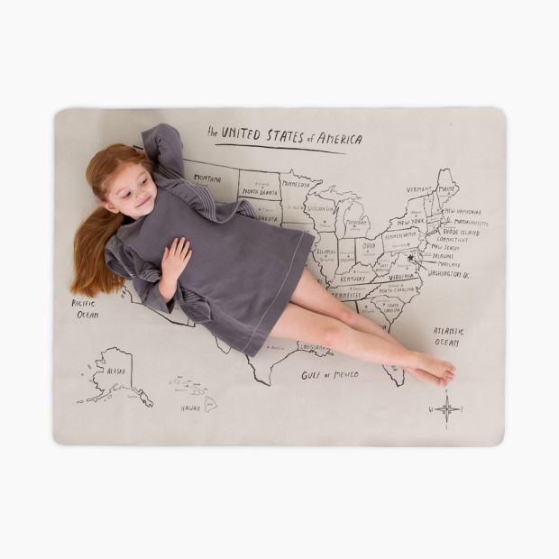 Gathre Map Tapestry Play Mat & Wall Hanging - Usa Map.