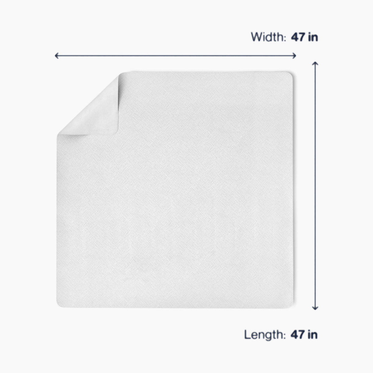 Lalo Splat Mat - Grey Scattered Dot.