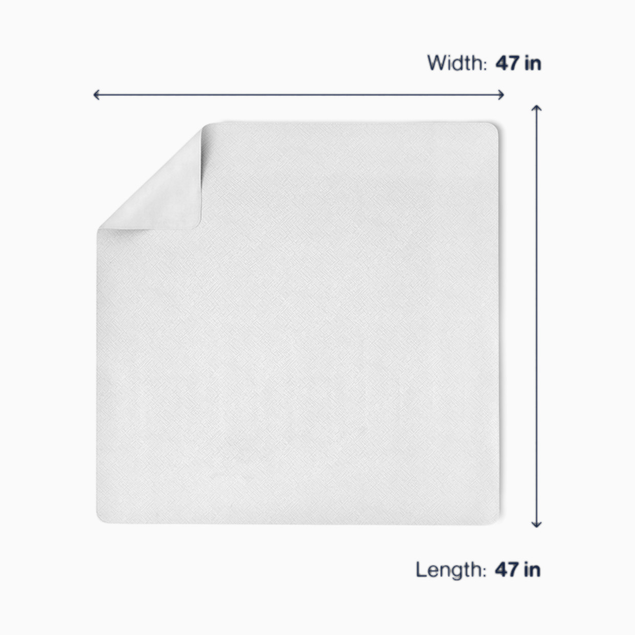 Lalo Splat Mat - Grey Scattered Dot.