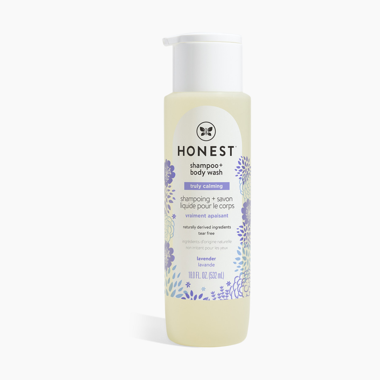 The Honest Company Shampoo & Body Wash - Lavender, 18oz.