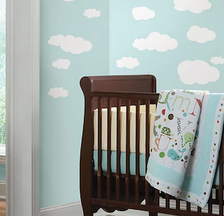 White Clouds Peel & Stick Wall Decals - $10.99.