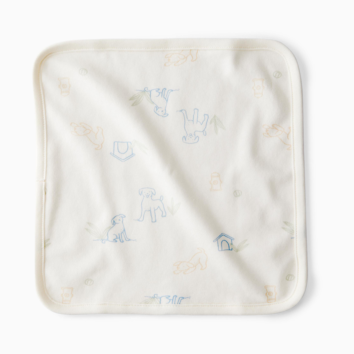 Carter's 6-Pack Organic Cotton Washcloths - Blue Dog House.