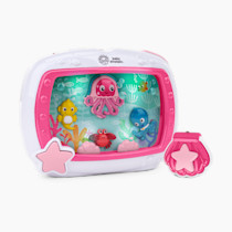 Baby Einstein Sea Dreams Soother Musical Crib Toy and Sound Machine, Pink, Newborn and up