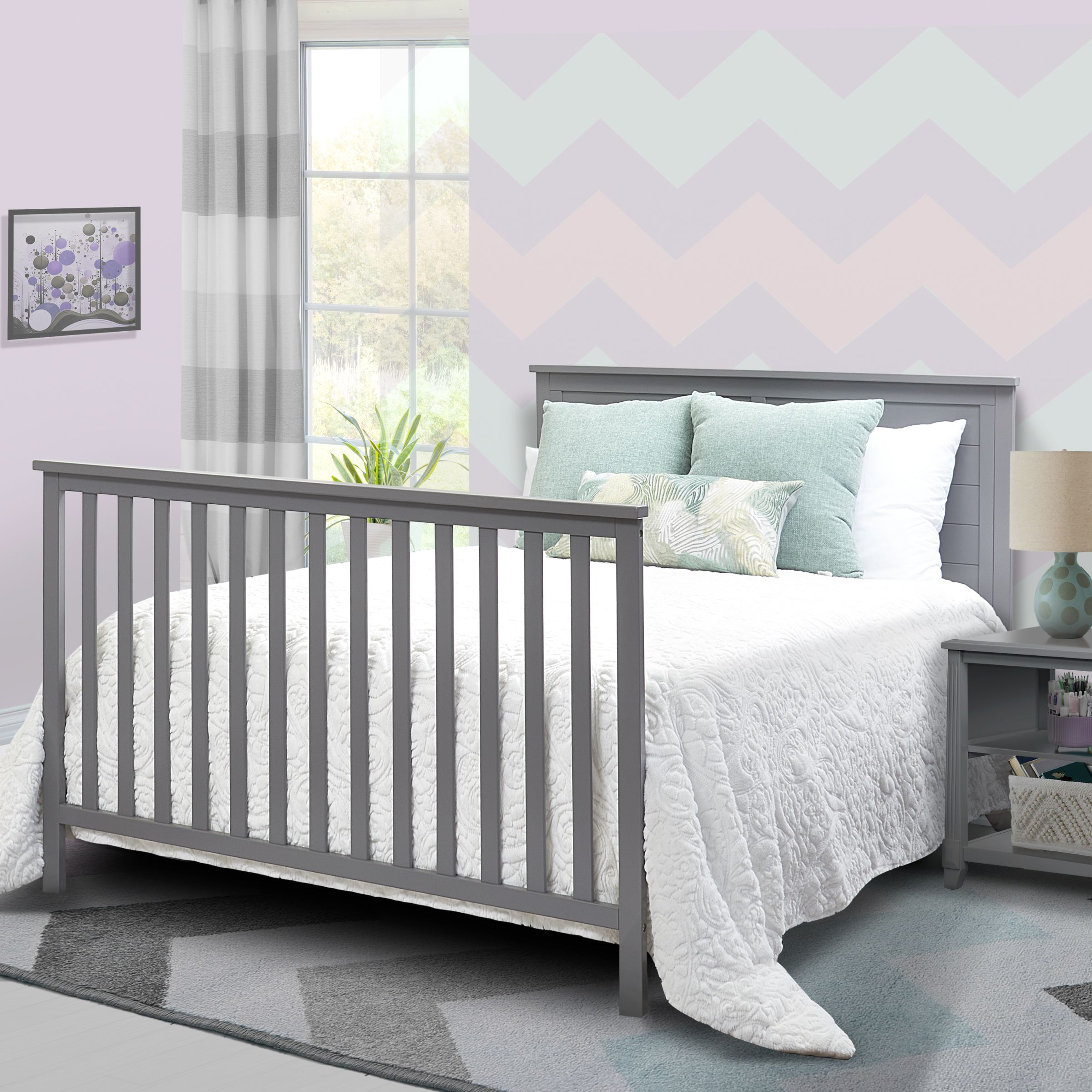 Sorelle Ashley Crib - Gray.