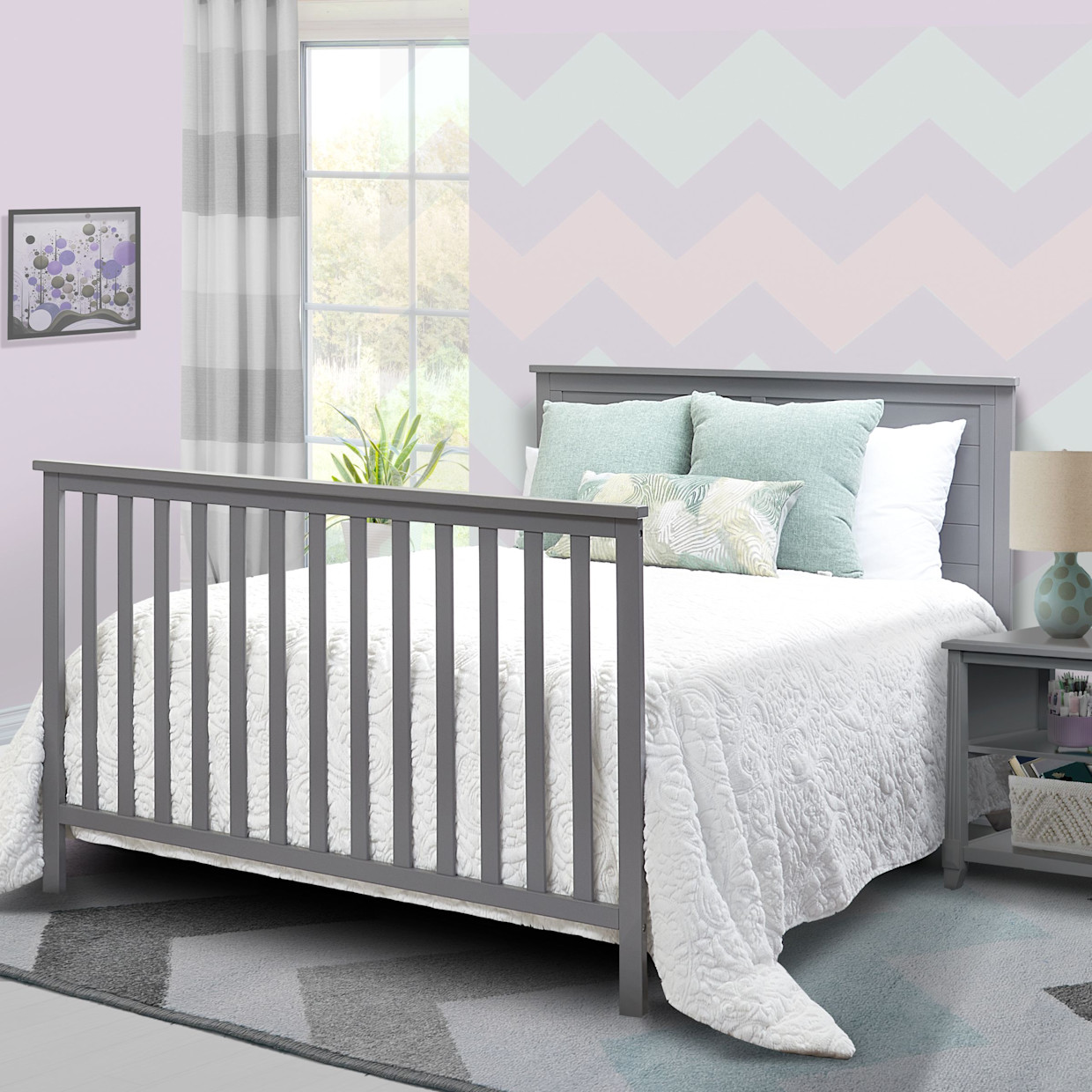 Sorelle Ashley Crib - Gray.
