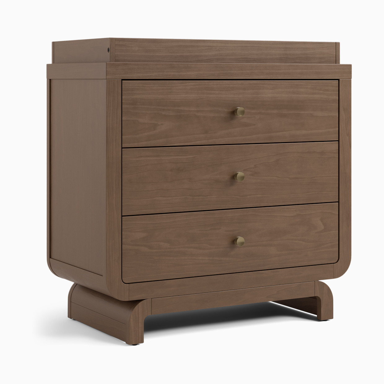Storkcraft Santorini 3 Drawer Chest with Removable Changing Topper - Hazelnut.