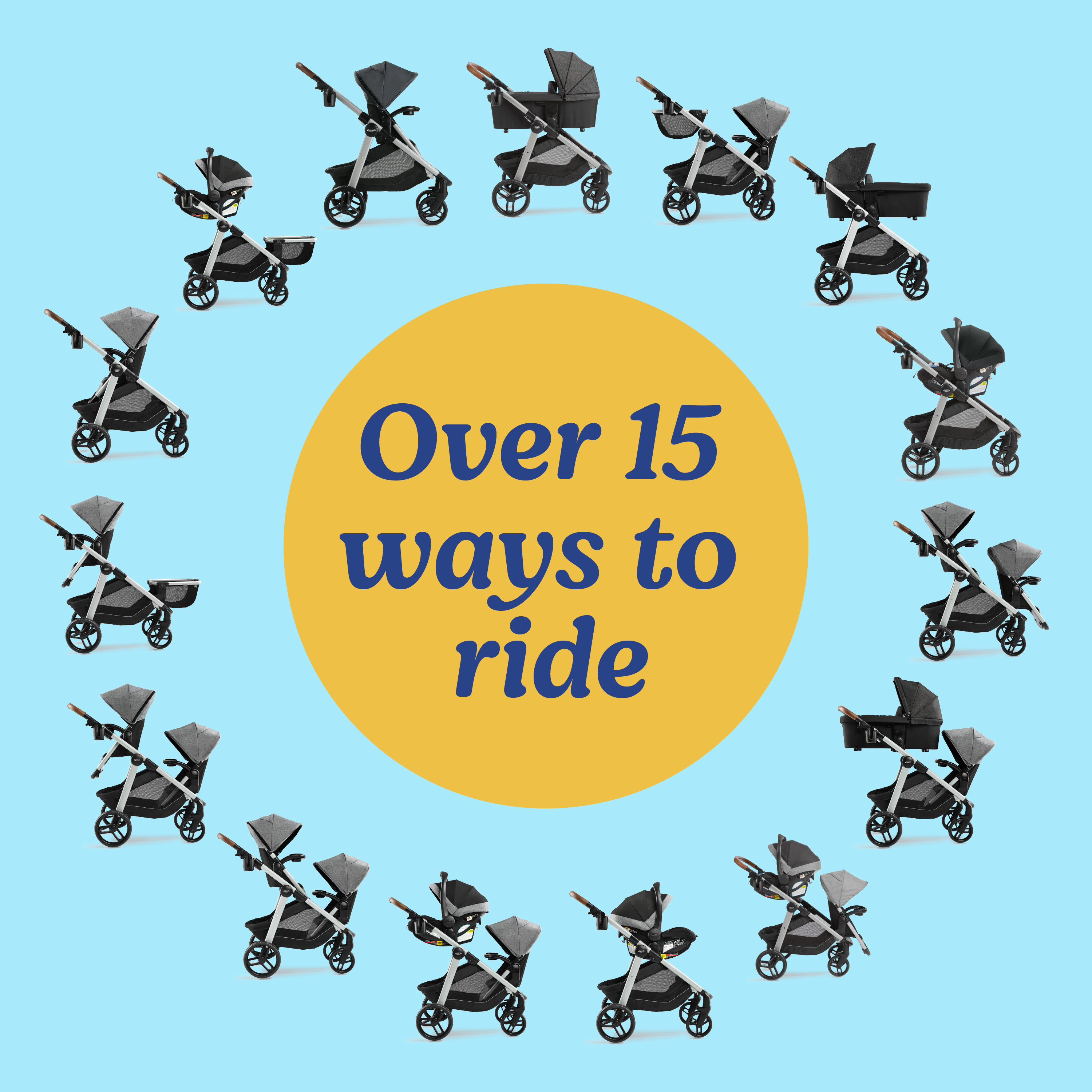 Graco Modes Nest2Grow Travel System.