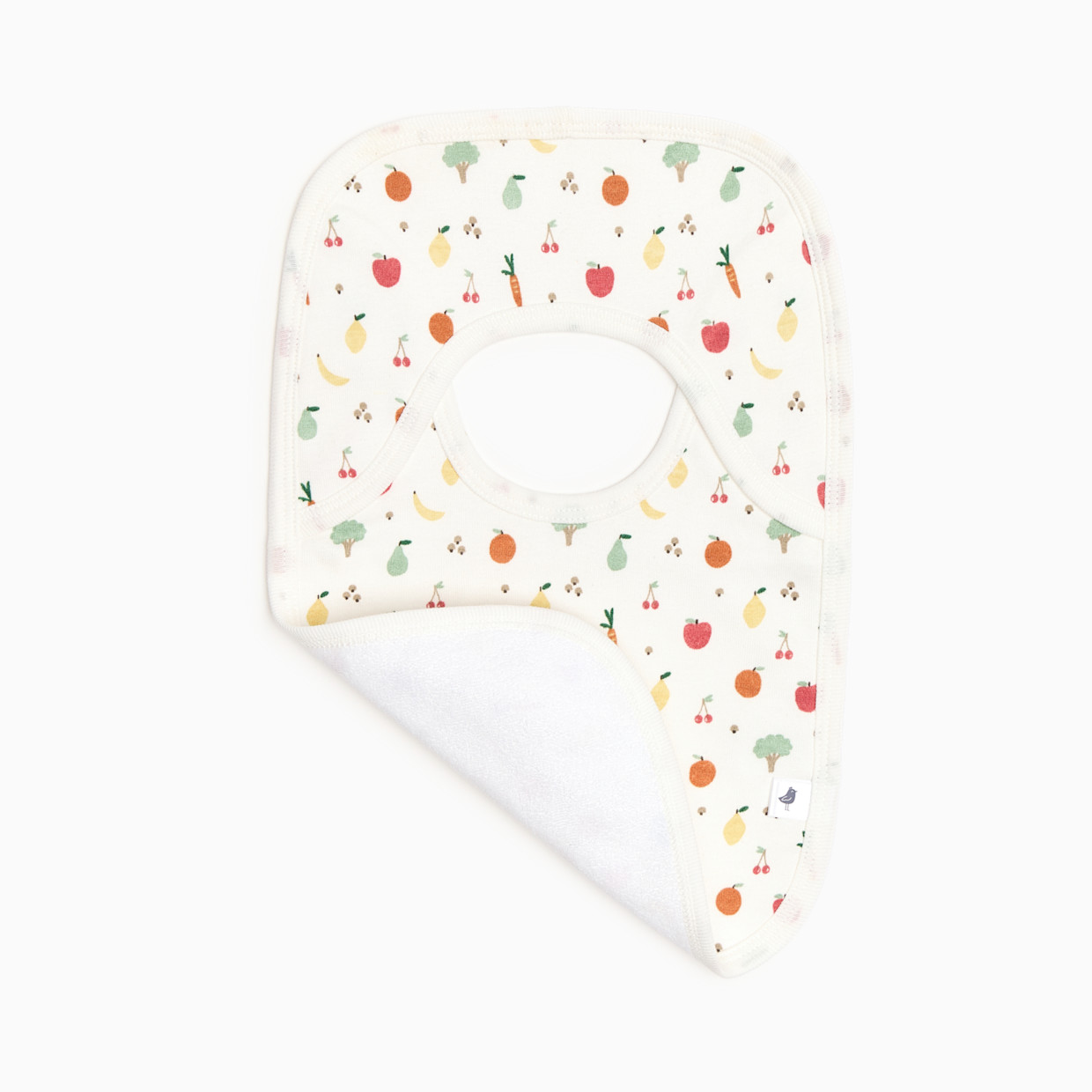 Small Story Organic Cotton Lap Shoulder Bib (4 Pack) - Veggie Garden.
