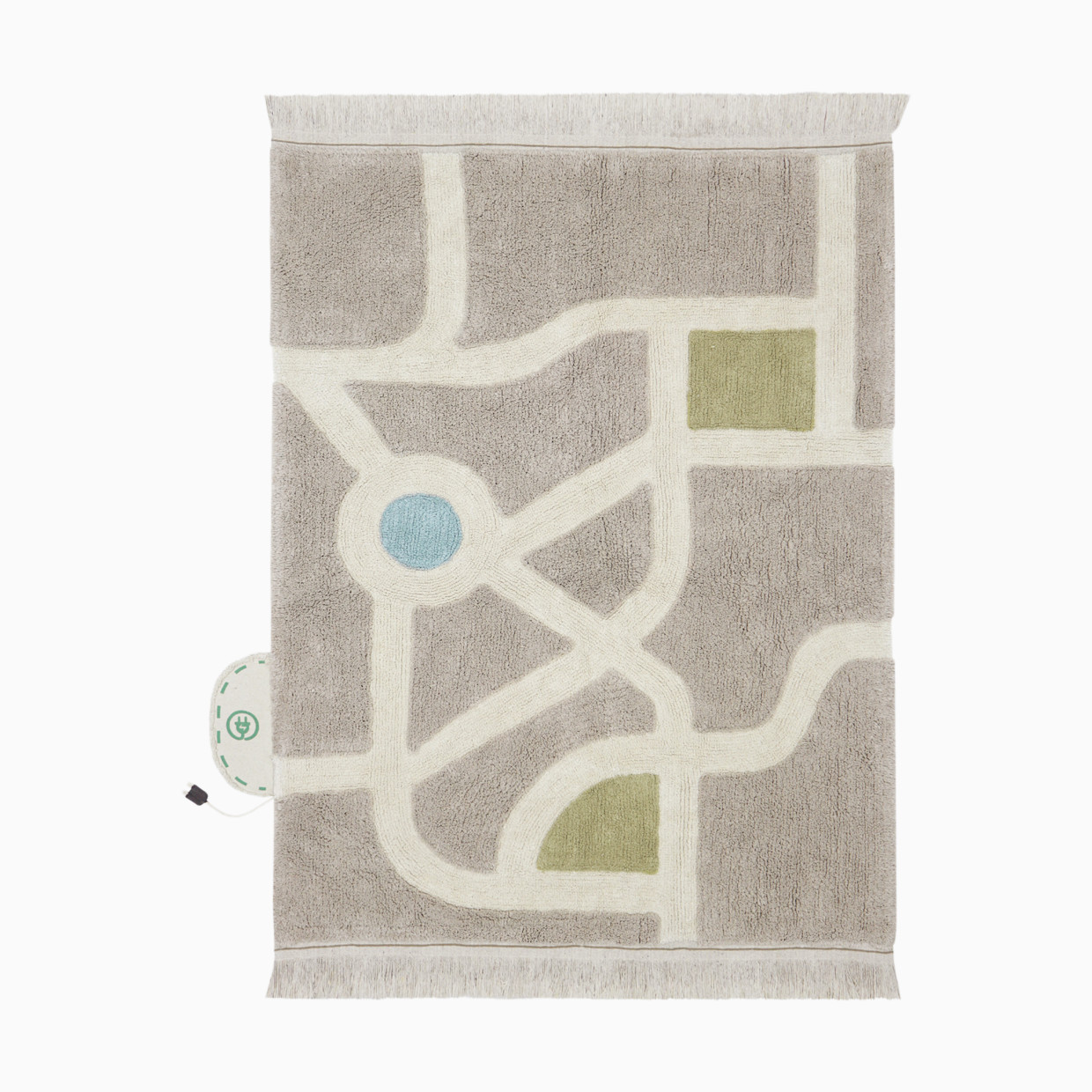 Lorena Canals Eco-City Washable Play Rug - 9' 10" X 6' 7".