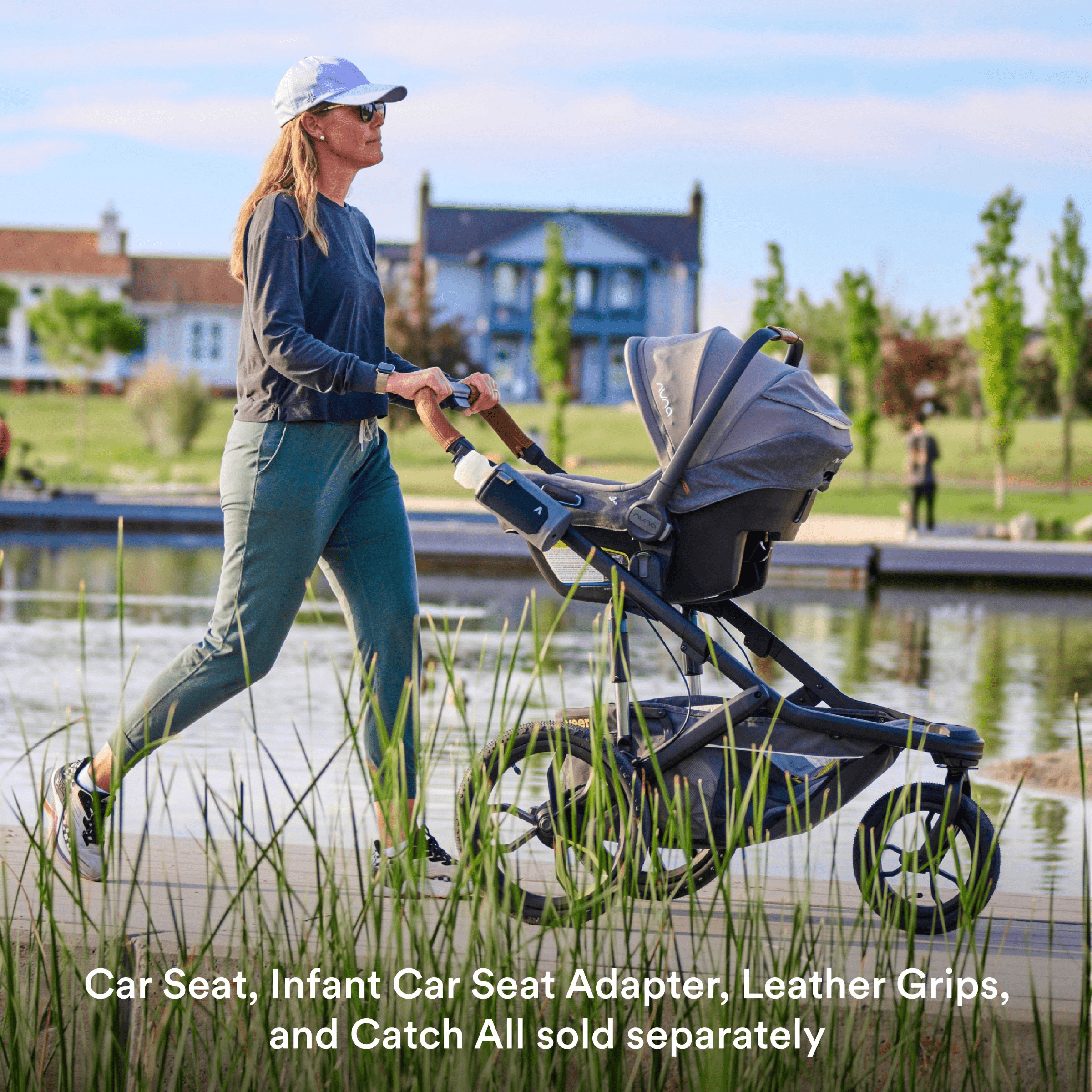 Veer Switch&Jog Jogging Stroller - Blue Beryl.