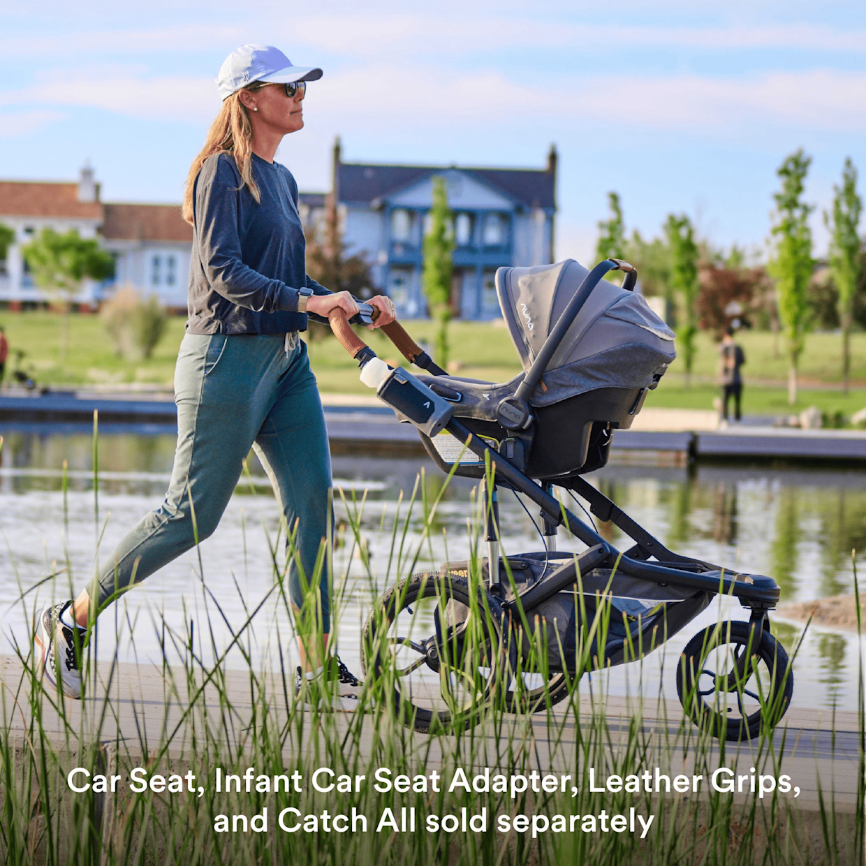 Veer Switch&Jog Jogging Stroller - Blue Beryl.