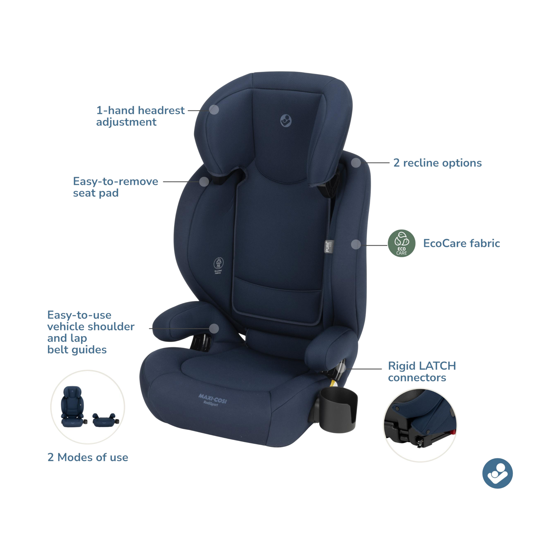 Maxi-Cosi Rodi Sport Booster Car Seat.