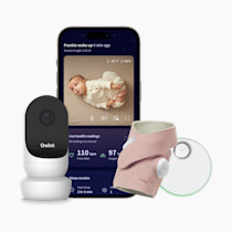 Owlet® Dream Duo Smart Baby Monitor: FDA-Cleared Dream Sock® Plus Owlet Cam 2- Tracks & Notifies for Pulse Rate & Oxygen While Viewing Baby in 1080p HD WiFi Video