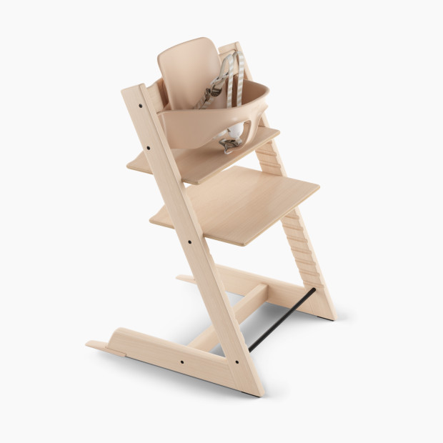 Stokke Tripp Trapp High Chair + Tray Bundle - Natural/White.