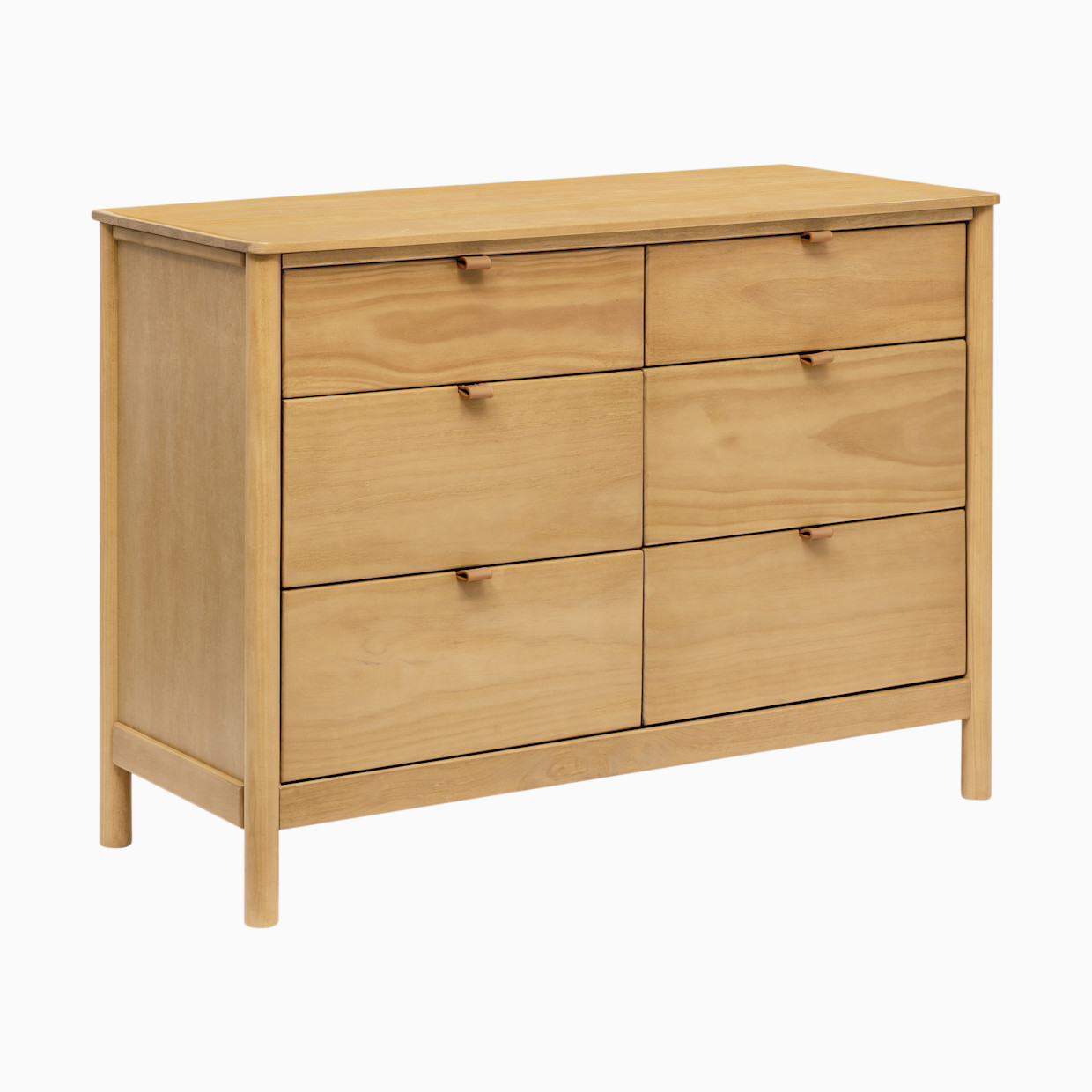 babyletto Bondi 6-Drawer Assembled Dresser - Honey.
