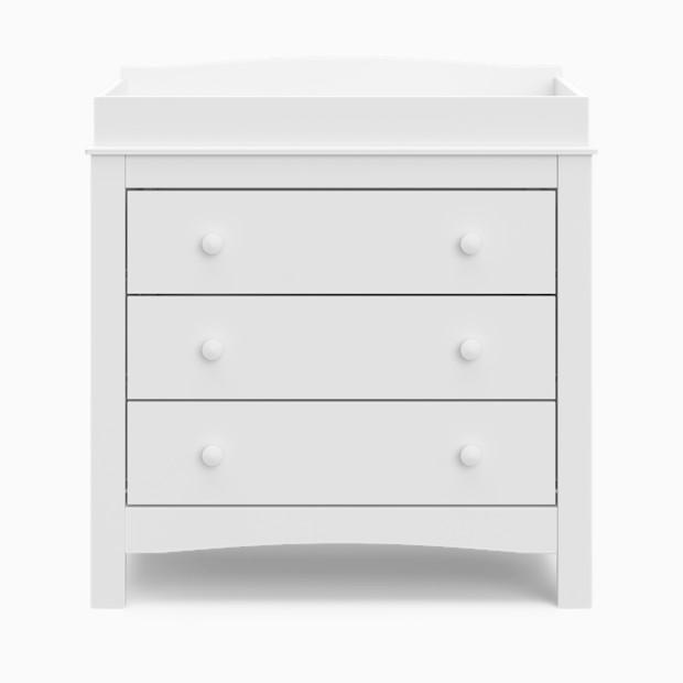 Graco Noah 3 Drawer Chest with Changing Topper - White.