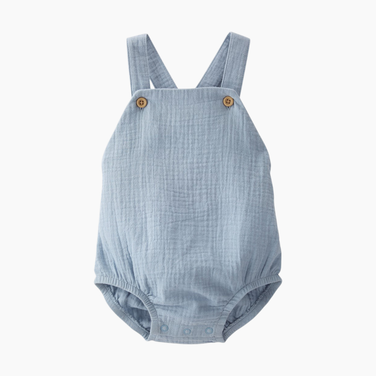 Carter's Little Planet Organic Cotton Gauze Bubble - Blue, Newborn.