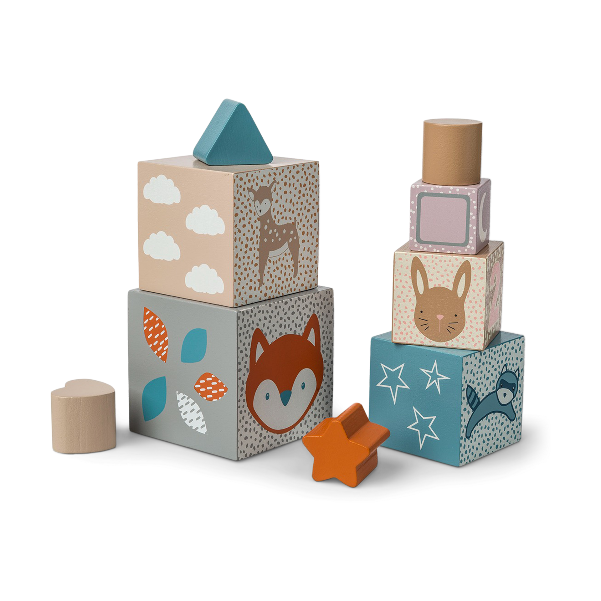 Mary Meyer Leika Nesting & Stacking Wood Blocks | Babylist Shop