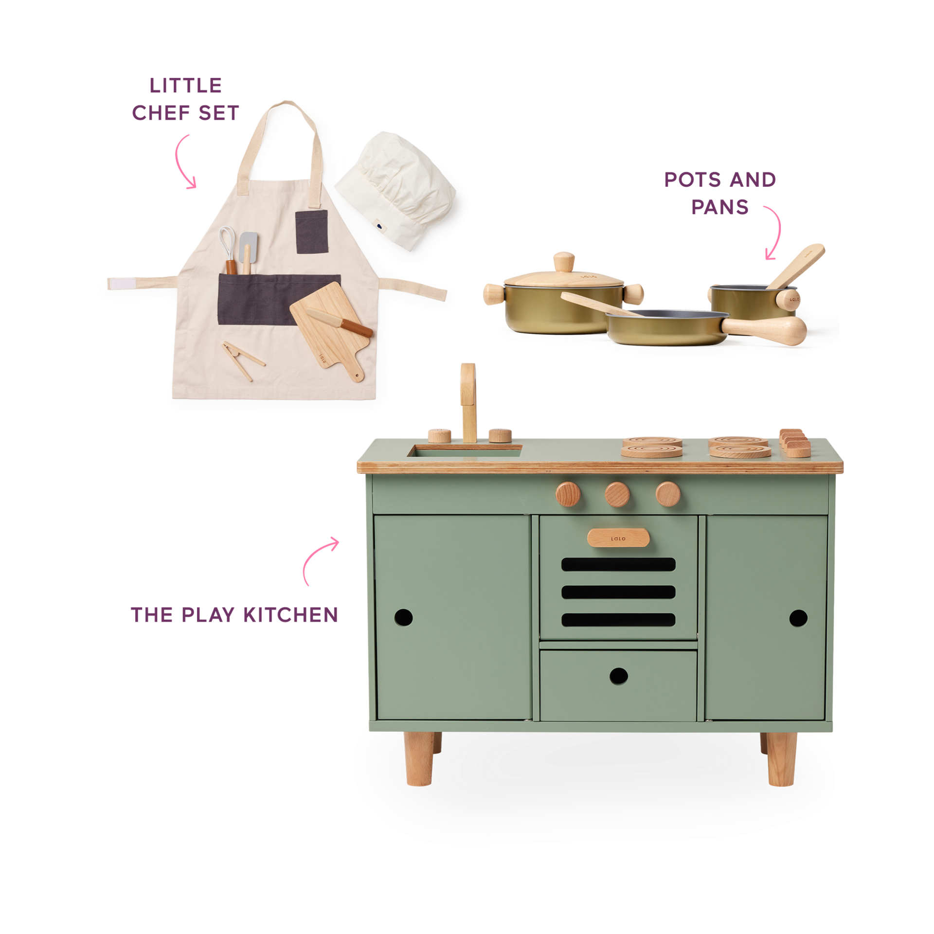 Lalo Chef Play Kitchen Set.