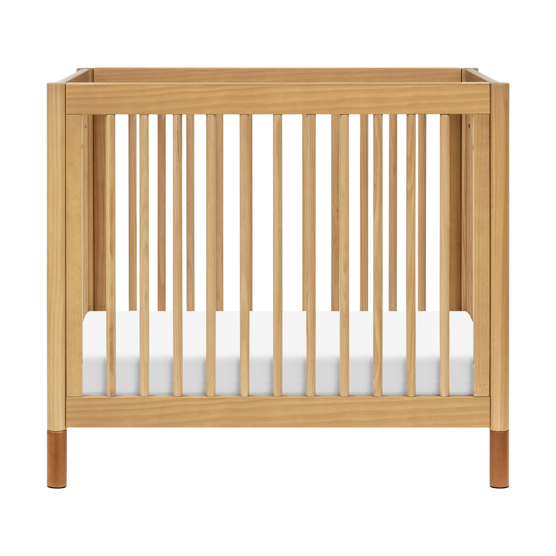 babyletto Gelato 4in1 Convertible Mini Crib Honey With Vegan Tan