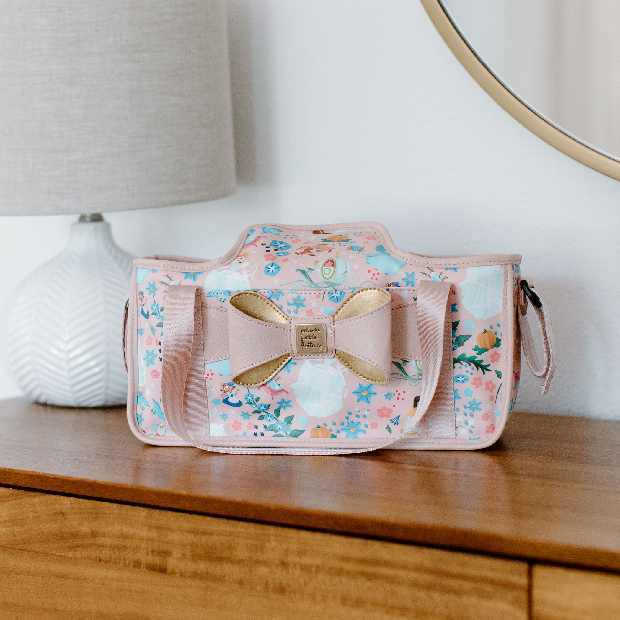 Petunia Pickle Bottom Disney Wander Stroller Caddy - Flat Pack - Cinderella.