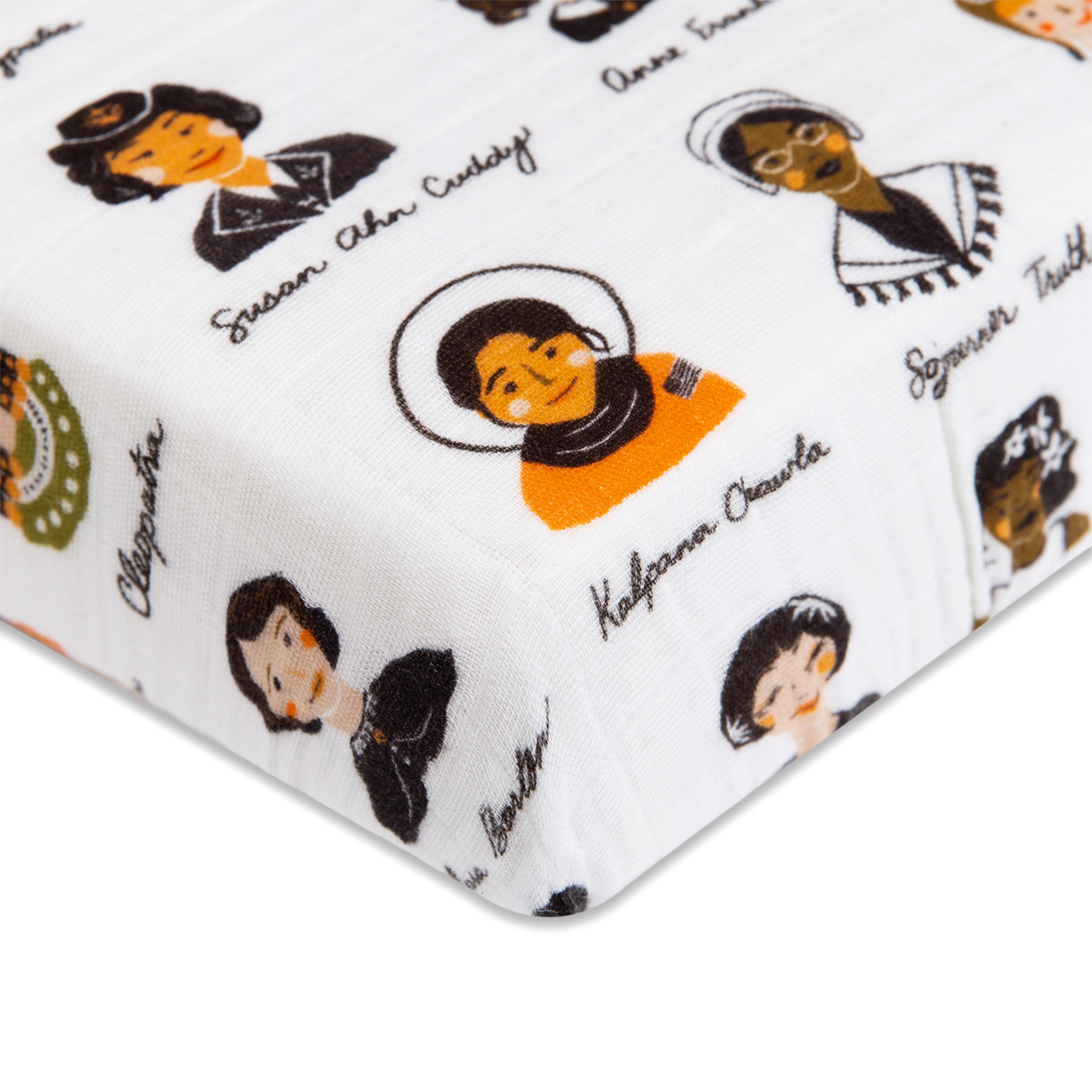 Babyletto Mini Crib Sheet in GOTS Certified Organic Muslin Cotton