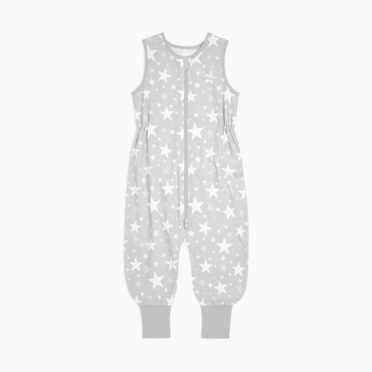 Halo Toddler SleepSack Cotton Transition Swaddle - Grey In The Stars, 2 T.