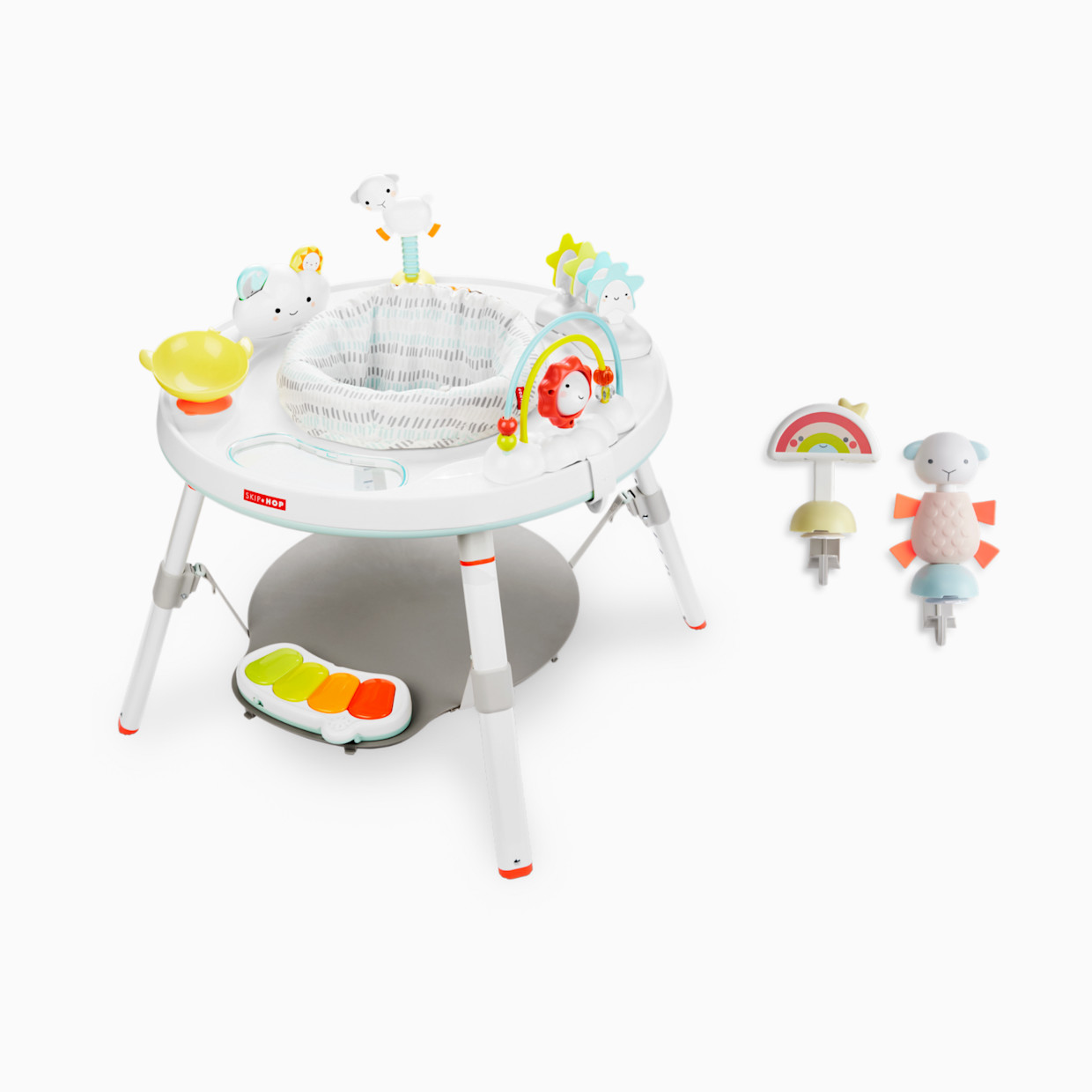Skip Hop Silver Lining Cloud 3-Stage Activity Center and Toy Bundle.