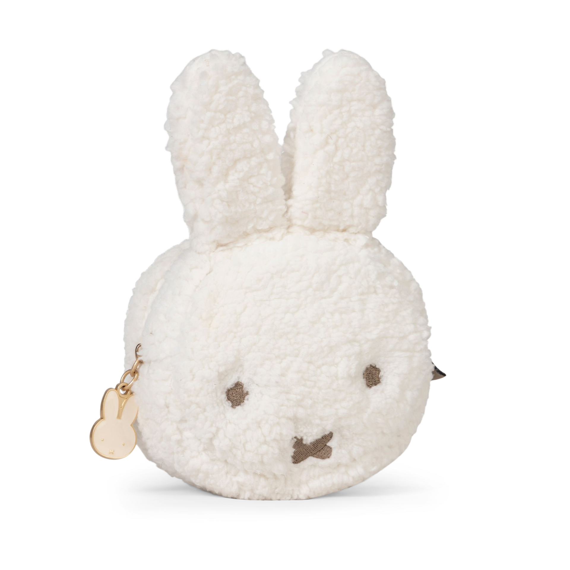 JUJUBE The Plush Miffy Mini Pouch - Taupe Miffy.