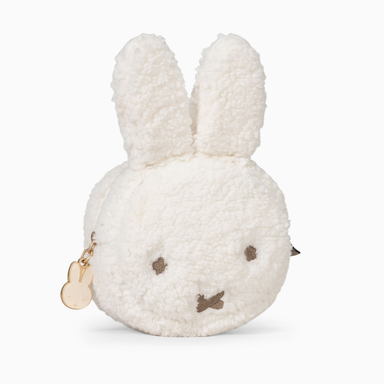 JUJUBE The Plush Miffy Mini Pouch - Taupe Miffy.
