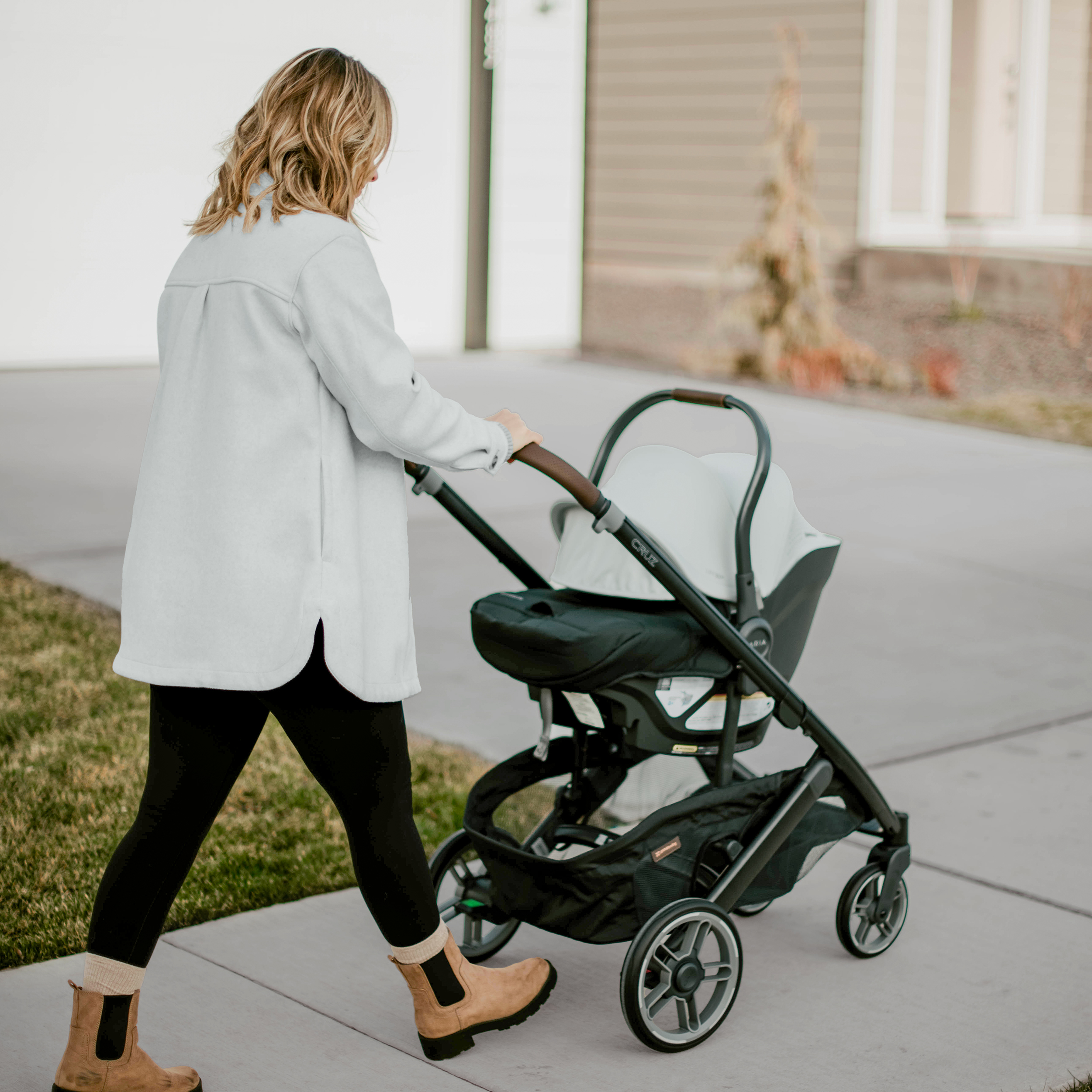 UPPAbaby Cruz V3 Stroller & Aria V2 Infant Car Seat Travel System - James.