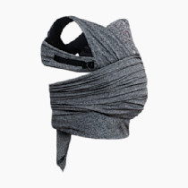 Boppy ComfyFit Adjustable Baby Carrier, 8-35lbs, Heathered Gray, Hybrid Carrier, Newborn to Toddler with Adjustable Straps & Comfort of A Baby Wrap